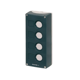 Elfin Push-button enclosure, 4 hole Ø 22, black, 85x194x60 - Rubicon Partner Portal